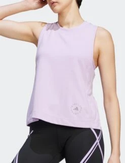 Logo Tank - Purple Glow -Sportswear Store adidas x stella mccartney logo tank purple glow IA1513 7