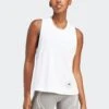 Logo Tank - White -Sportswear Store adidas x stella mccartney logo tank white IB6858 1