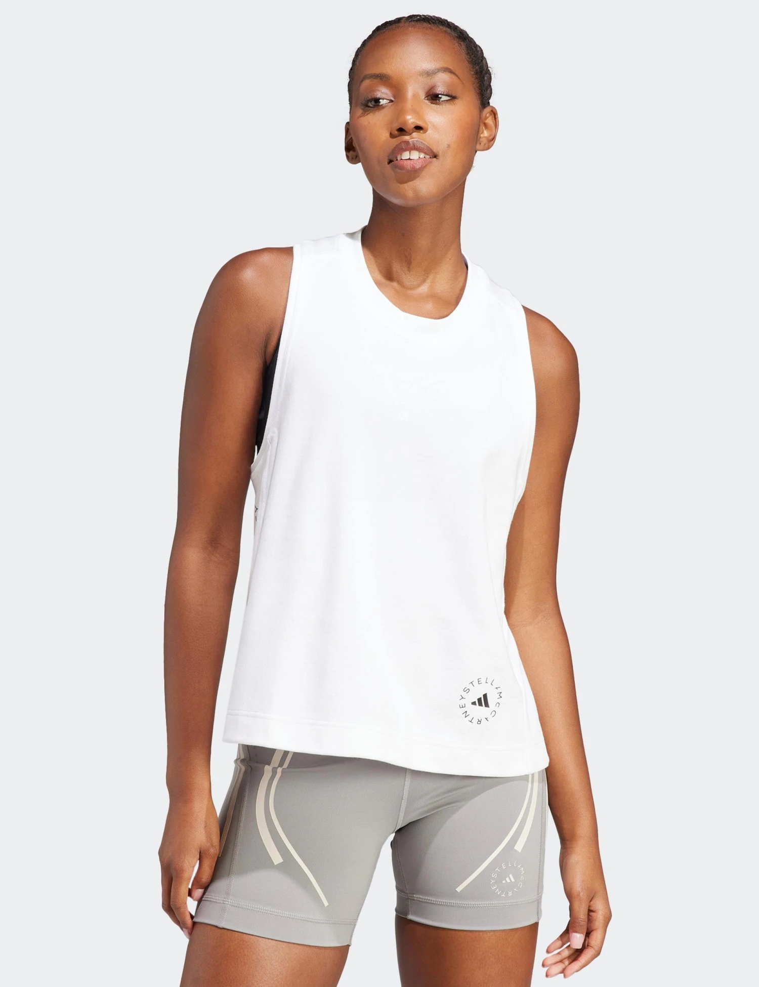 Logo Tank - White 3 Logo Tank - White