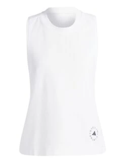 Logo Tank - White 15 Logo Tank - White -Sportswear Store adidas x stella mccartney logo tank white IB6858 2