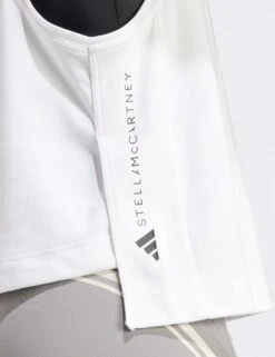 Logo Tank - White 13 Logo Tank - White -Sportswear Store adidas x stella mccartney logo tank white IB6858 4