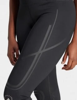 TruePace Running Leggings - Black -Sportswear Store adidas x stella mccartney truepace running leggings black IB6806 6