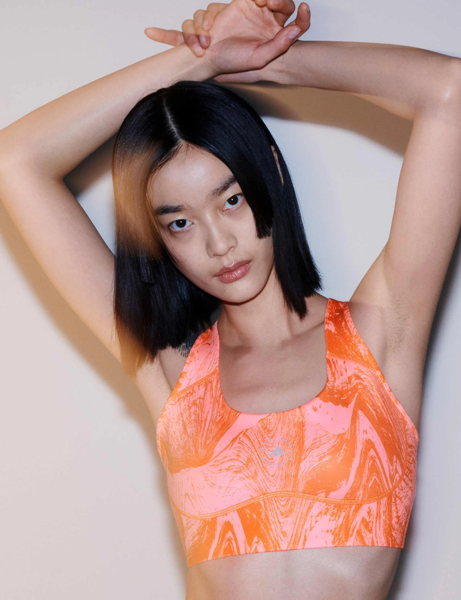 TruePurpose Power Impact Training Bra - Light Flash Red/Unity Orange 7 TruePurpose Power Impact Training Bra - Light Flash Red/Unity Orange - Image 5