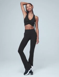 Airbrush High Waisted Bootcut Legging - Black -Sportswear Store alo yoga airbrush high waist bootcut legging black W51118R 5 7cbe5e86 5a2b 4949 bb97 501cf335c406