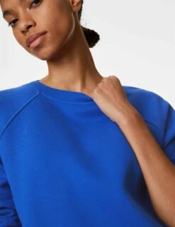 Cotton Rich Crew Neck Sweatshirt - Electric Blue 9 Cotton Rich Crew Neck Sweatshirt - Electric Blue -Sportswear Store goodmove cotton rich crew neck sweatshirt electric blue T51 3009R 3 86dd9cc9 ae76 4324 828e 2cb4ad034236