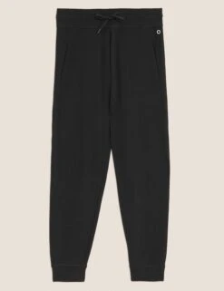 Cotton Rich Cuffed Joggers - Black 17 Cotton Rich Cuffed Joggers - Black -Sportswear Store goodmove cotton rich cuffed joggers black T51 6063 2