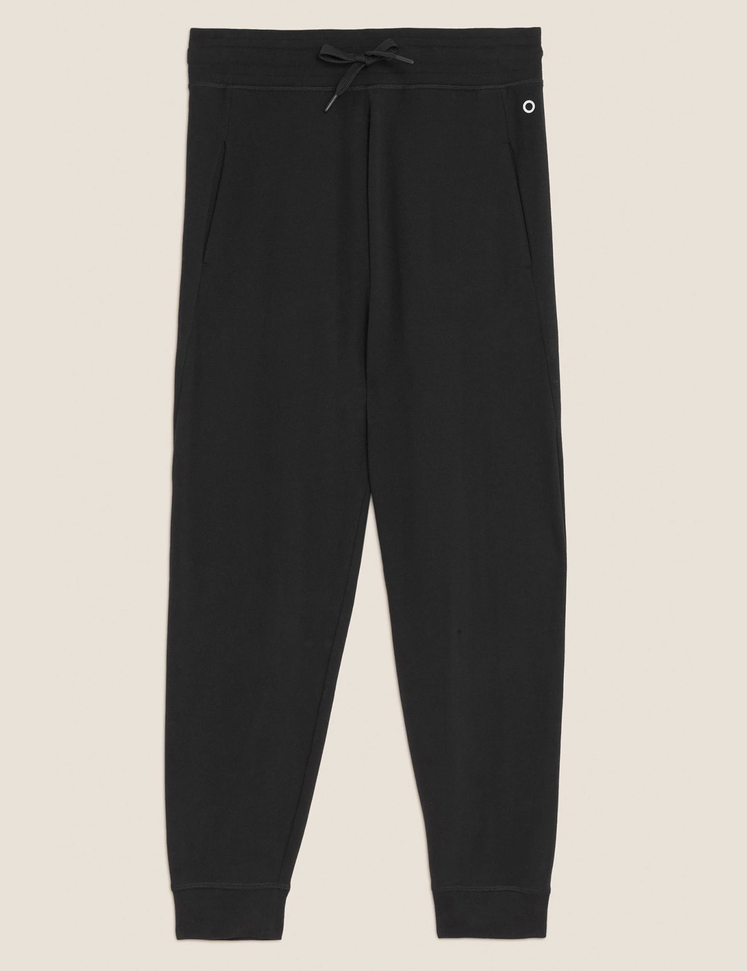 Cotton Rich Cuffed Joggers - Black 10 Cotton Rich Cuffed Joggers - Black - Image 8