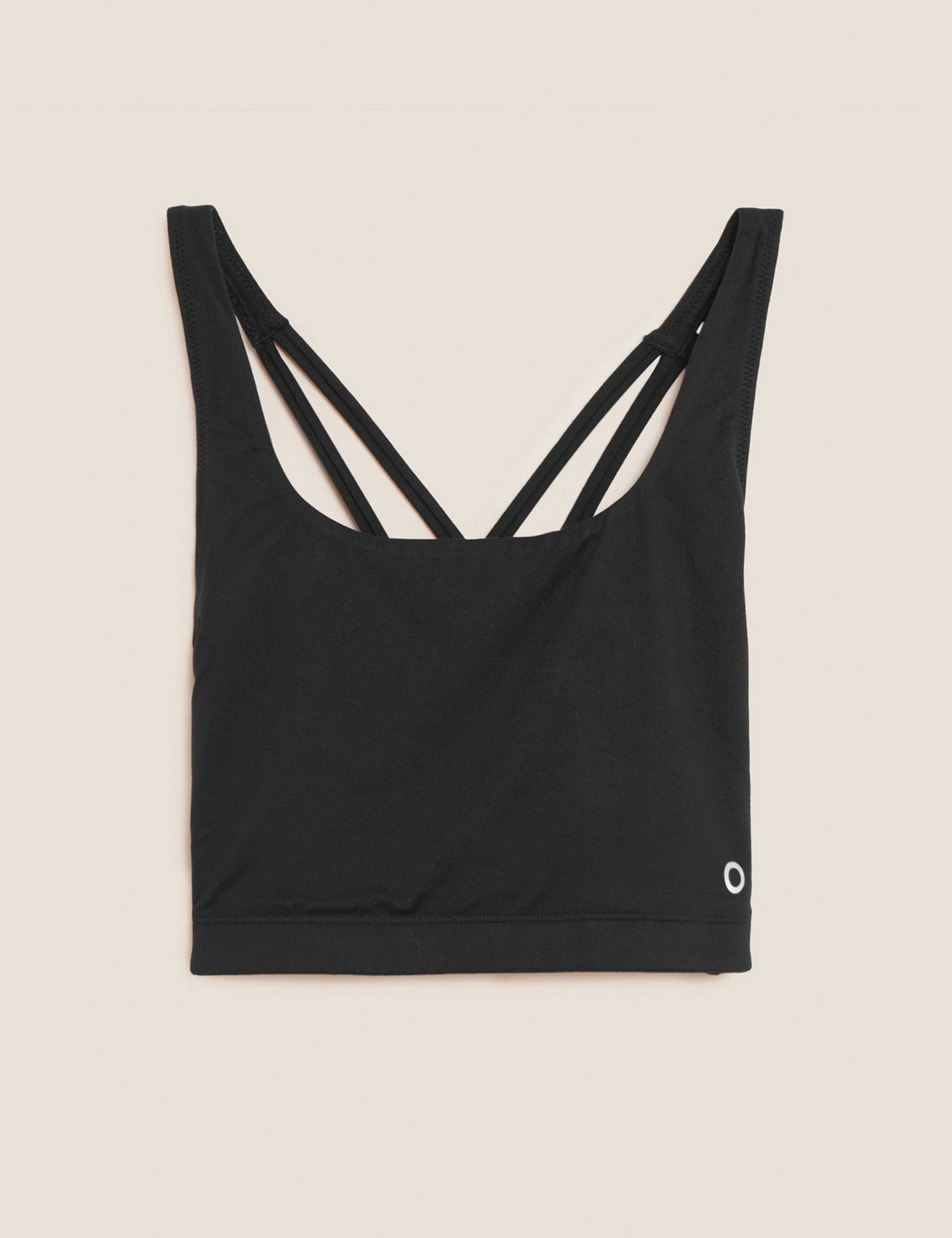 Cross Back Crop Top - Black 7 Cross Back Crop Top - Black - Image 6