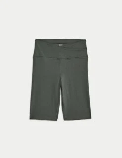 Go Balance High Waisted Yoga Shorts - Dark Olive -Sportswear Store goodmove go balance hw yoga shorts dark olive T51 5728 4 cd011111 fb8b 4464 a586 ba390c216233