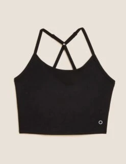 Scoop Neck Cross Back Strappy Crop Top - Black 13 Scoop Neck Cross Back Strappy Crop Top - Black -Sportswear Store goodmove scoop neck cross back strappy crop top black T51 5307 2 58c41146 e266 434c 9c9a 2c84cac51d79
