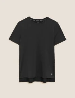 Scoop Neck Mesh Back T-shirt - Black -Sportswear Store goodmove scoop neck mesh back t shirt black T51 5177 2 2e3c8024 f587 4431 ad21 61f62f2fa707