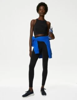 Scoop Neck Seamless Fitted Crop Top - Black 11 Scoop Neck Seamless Fitted Crop Top - Black -Sportswear Store goodmove scoop neck seamless fitted crop top black T51 5766 2 6e71212c fb9b 4dc5 9189 422df35ee263