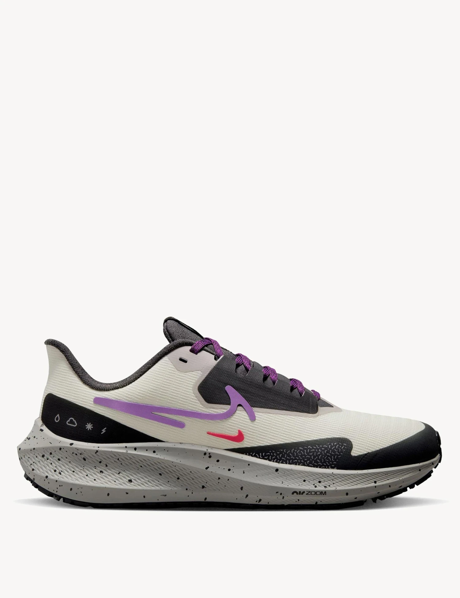Nike Air Zoom Pegasus 39 Shield - Light Bone/vivid Purple-cobblestone 3 Nike Air Zoom Pegasus 39 Shield - Light Bone/vivid Purple-cobblestone
