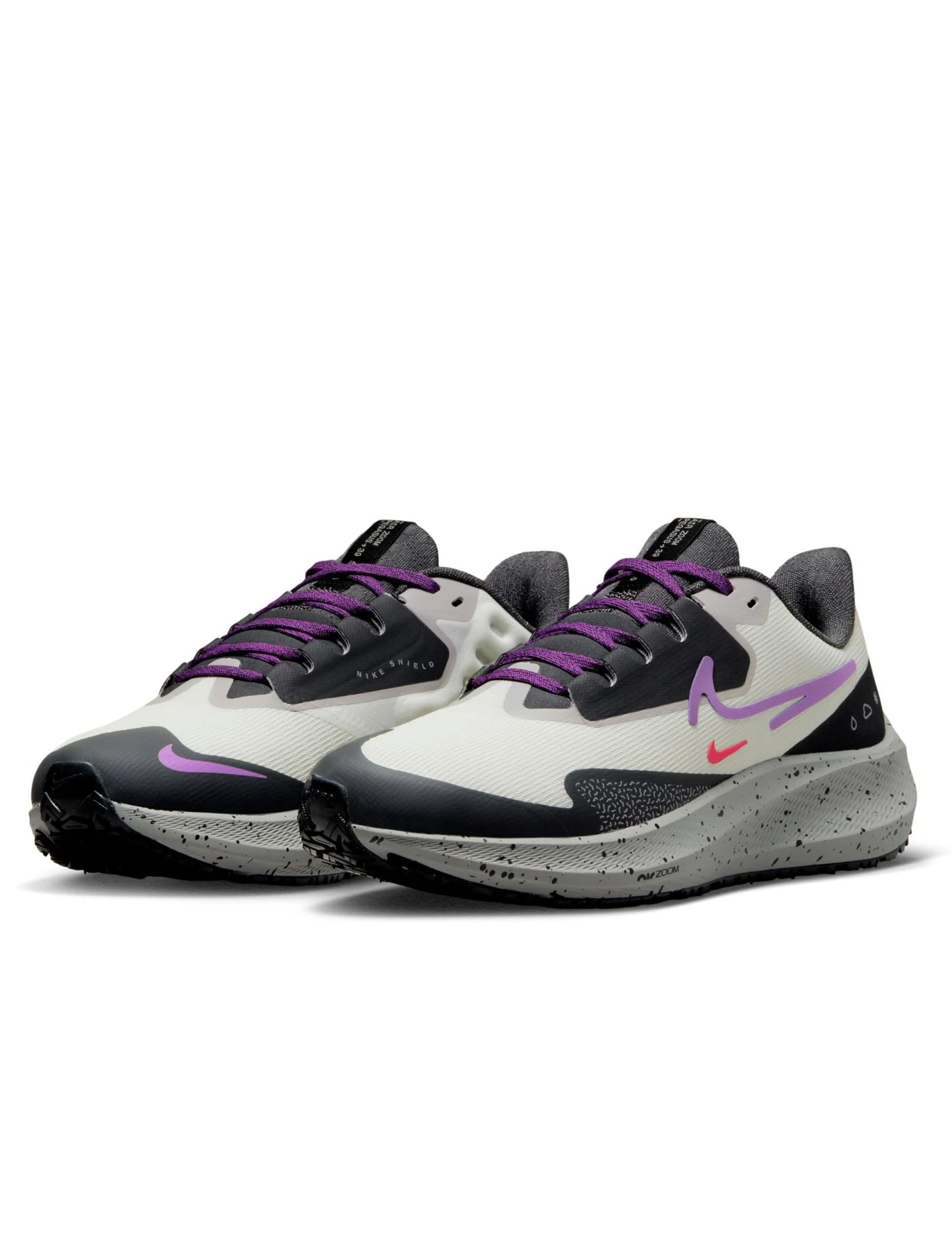 Nike Air Zoom Pegasus 39 Shield - Light Bone/vivid Purple-cobblestone 6 Nike Air Zoom Pegasus 39 Shield - Light Bone/vivid Purple-cobblestone - Image 4