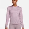 Nike Dri-FIT Swift Element UV Crew Neck Top - Violet Dust/Pewter/Heather -Sportswear Store nike dri fit swift element uv crew neck top violet pewter heather fb4297 536 1