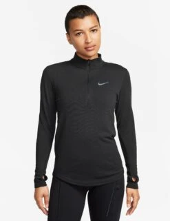 Nike Dri-FIT Swift Long-Sleeve Wool Running Top - Black