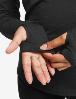 Nike Dri-FIT Swift Long-Sleeve Wool Running Top - Black -Sportswear Store nike dri fit swift long sleeve wool running top black fb4438 010 5 91717c84 5e1d 444b 9b5d a765403d40cf