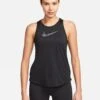 Nike Dri-FIT Swoosh Tank Top - Black -Sportswear Store nike dri fit swoosh tank top black FB4914 010 1