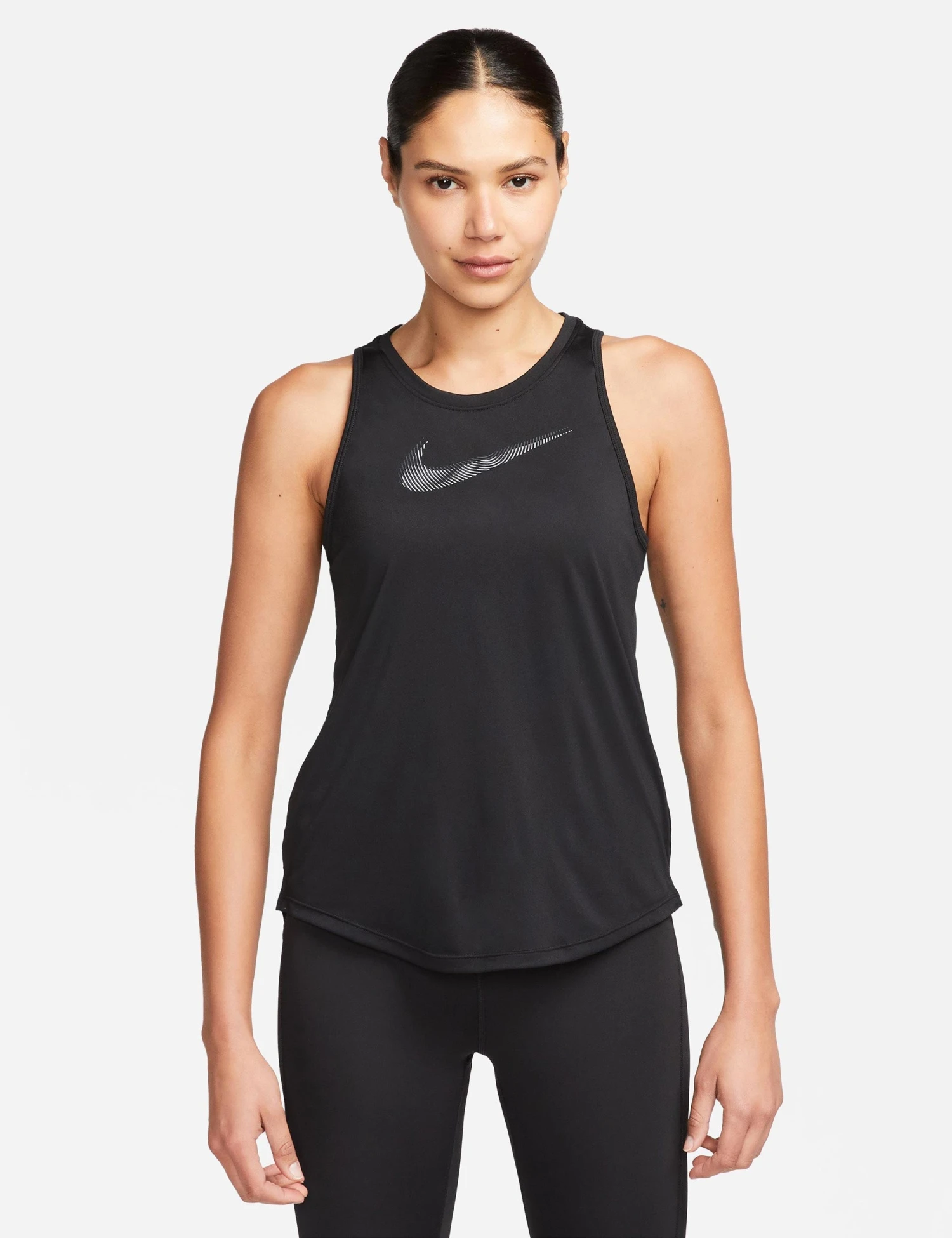 Nike Dri-FIT Swoosh Tank Top - Black 3 Nike Dri-FIT Swoosh Tank Top - Black