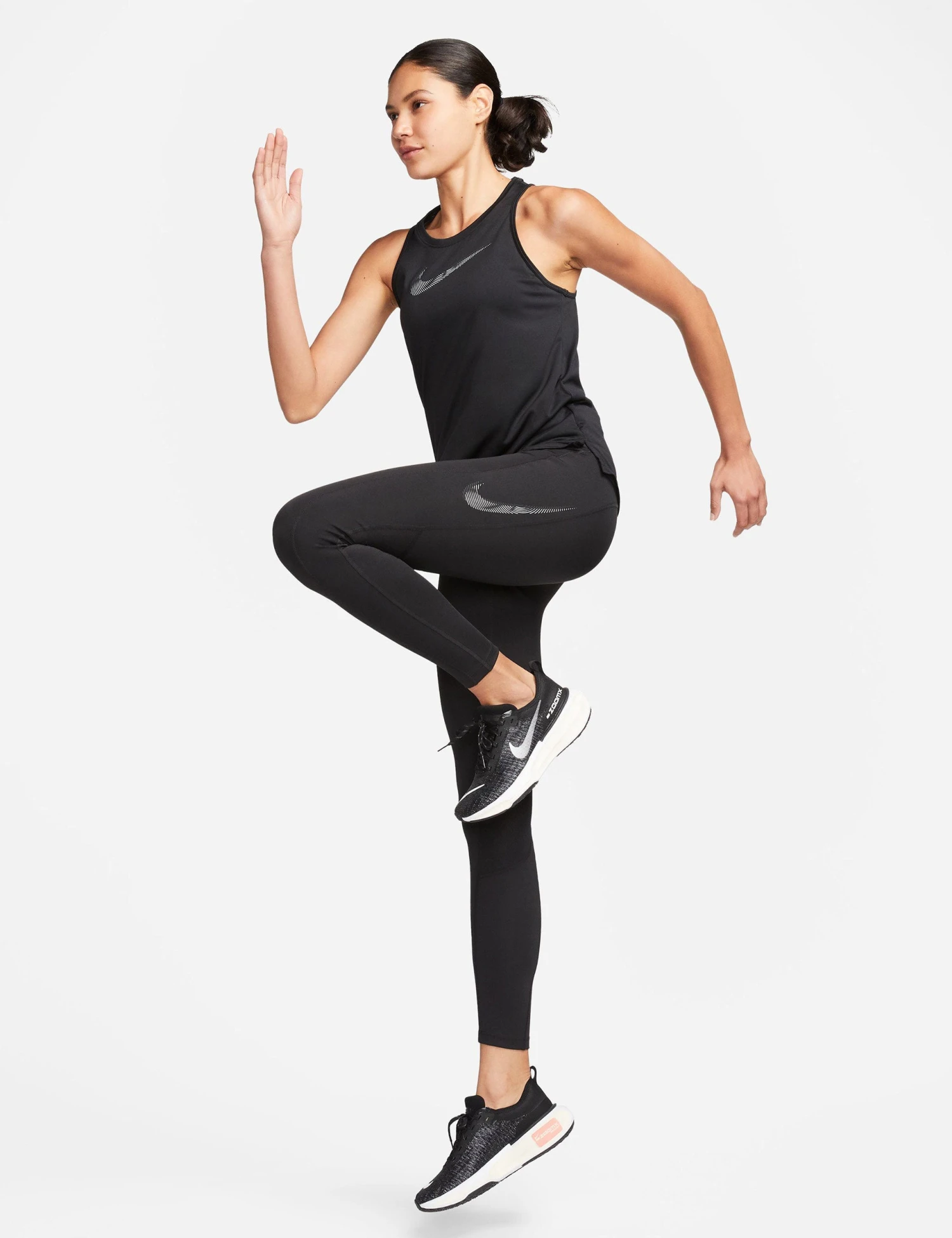 Nike Dri-FIT Swoosh Tank Top - Black 7 Nike Dri-FIT Swoosh Tank Top - Black - Image 5