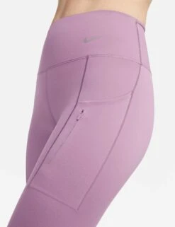 Nike Go Mid-Rise 7/8 Leggings - Violet Dust/Black -Sportswear Store nike go mid rise 7 8 leggings violet black dq5692 536 8