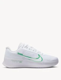 NikeCourt Air Zoom Vapor 11 Shoes - White/Kelly Green