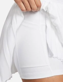 NikeCourt Dri-FIT Advantage Pleated Tennis Skort - White/Black -Sportswear Store nike nikecourt dri fit advantage pleated tennis skirt white black DR6849 100 4 c17fb6e9 a3b0 48be 9e49 1b6b516db2a0