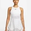 NikeCourt Dri-FIT Slam Tennis Dress - White/Black 1 NikeCourt Dri-FIT Slam Tennis Dress - White/Black -Sportswear Store nike nikecourt dri fit slam tennis dress white black DV3039 100 1