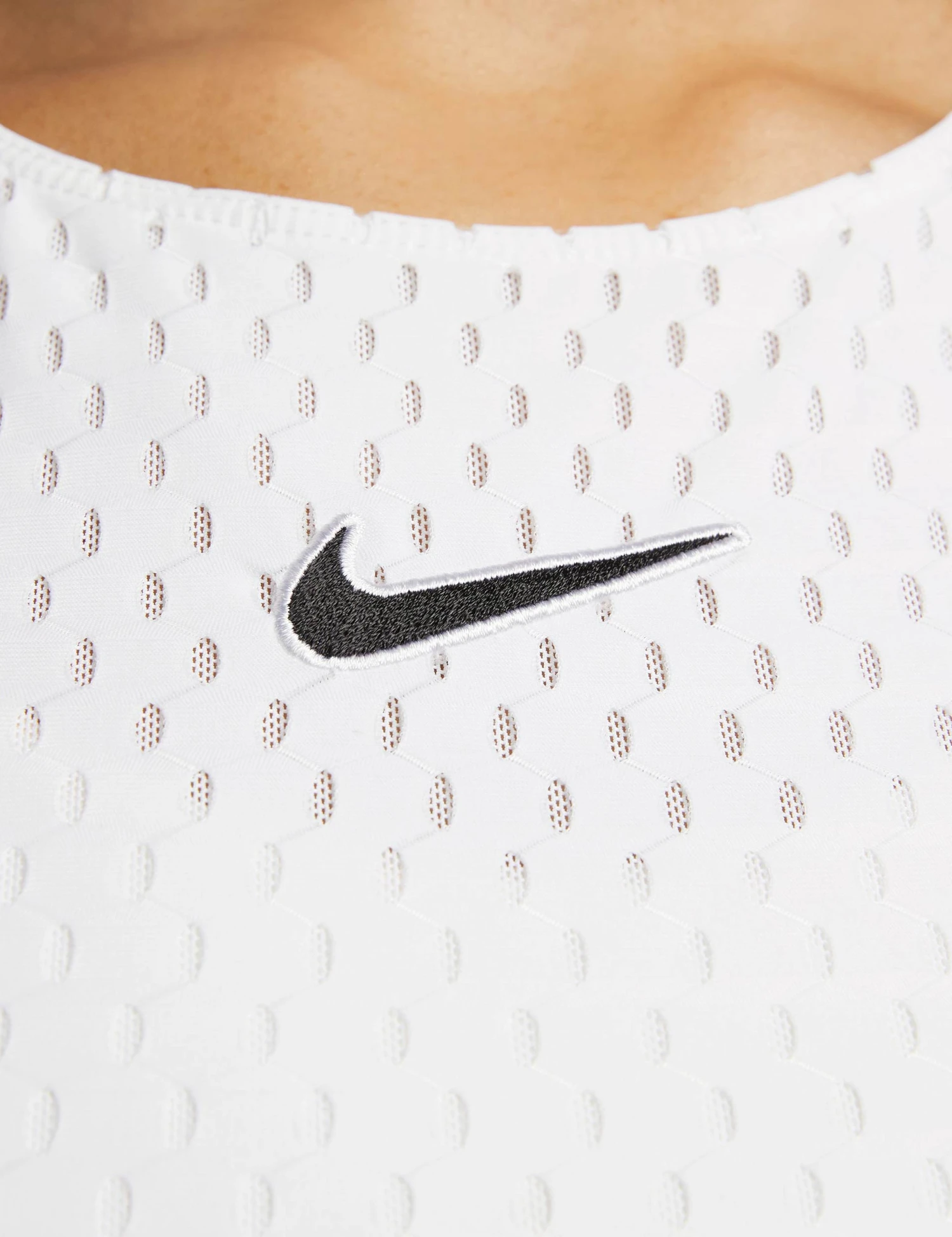NikeCourt Dri-FIT Slam Tennis Dress - White/Black 6 NikeCourt Dri-FIT Slam Tennis Dress - White/Black - Image 5
