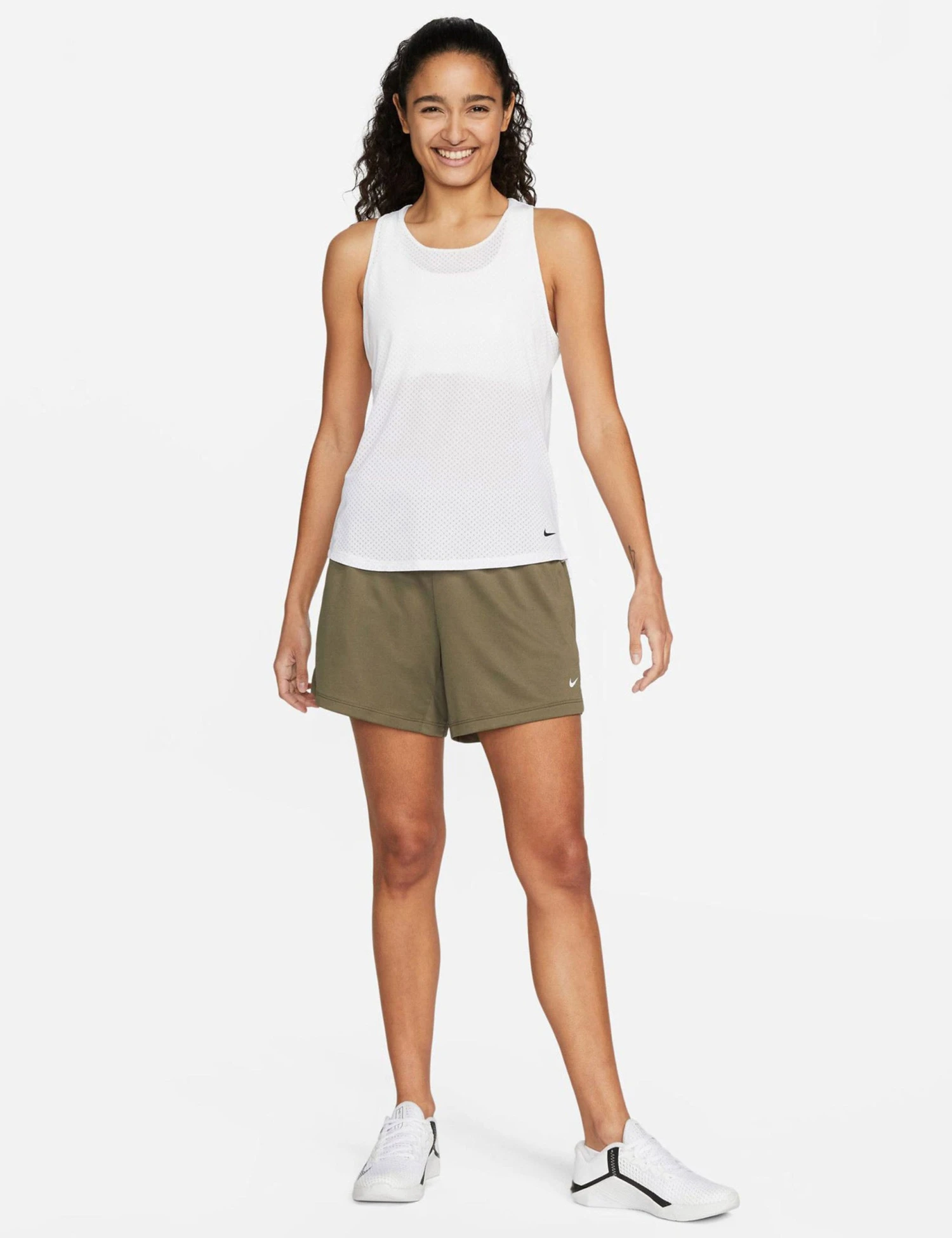 Nike One Breathe Tank - White 8 Nike One Breathe Tank - White - Image 6