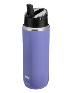 Nike Recharge Stainless Steel Straw Bottle - Light Thistle/Black/White | 710ml -Sportswear Store nike recharge stainless steel straw bottle thistle black white n1001632 50124 3