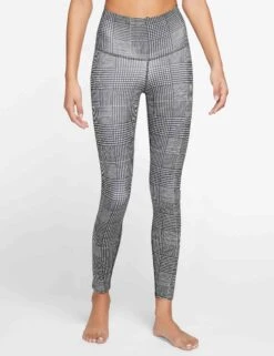 Nike Yoga Dri-FIT High Waisted 7/8 Leggings - Black/Photon Dust