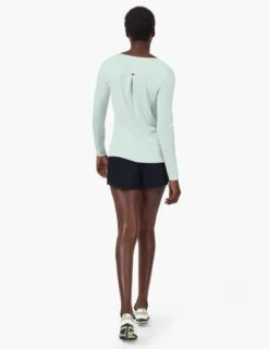 On Running Performance Long-T - Mineral -Sportswear Store on running w performance long t mineral 3