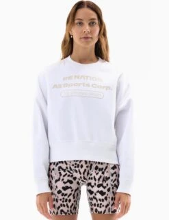 Base Down Sweat - Optic White