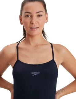 Speedo Eco Endurance+ Thinstrap Swimsuit - Navy -Sportswear Store speedo eco endurance thinstrap swimsuit navy 8 13539D740 4