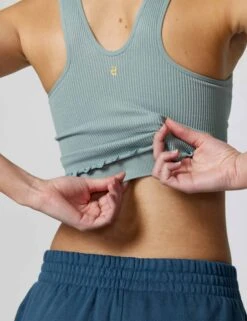 Spiritual Gangster Amor Crop Tank - Stormy Blue 9 Spiritual Gangster Amor Crop Tank - Stormy Blue -Sportswear Store spiritual gangster amor crop tank stormy blue SP33676007 4