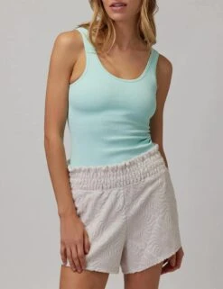 Spiritual Gangster Infinity Seamless Tank - Beach Glass