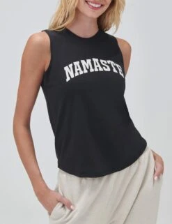 Spiritual Gangster Namaste Muscle Tank - Black -Sportswear Store spiritual gangster namaste muscle tank black SU40411003 2
