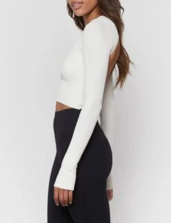 Spiritual Gangster Serene Seamless Twist Back Top - Stone -Sportswear Store spiritual gangster serene seamless twist back top stone FA23619002 4 122be563 e710 46d7 9ab9 d39422be40d5