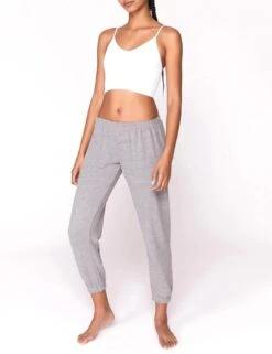 Spiritual Gangster SG Varsity Perfect Sweatpant - Heather Grey -Sportswear Store spiritual gangster sg varsity perfect sweatpant heather grey 5