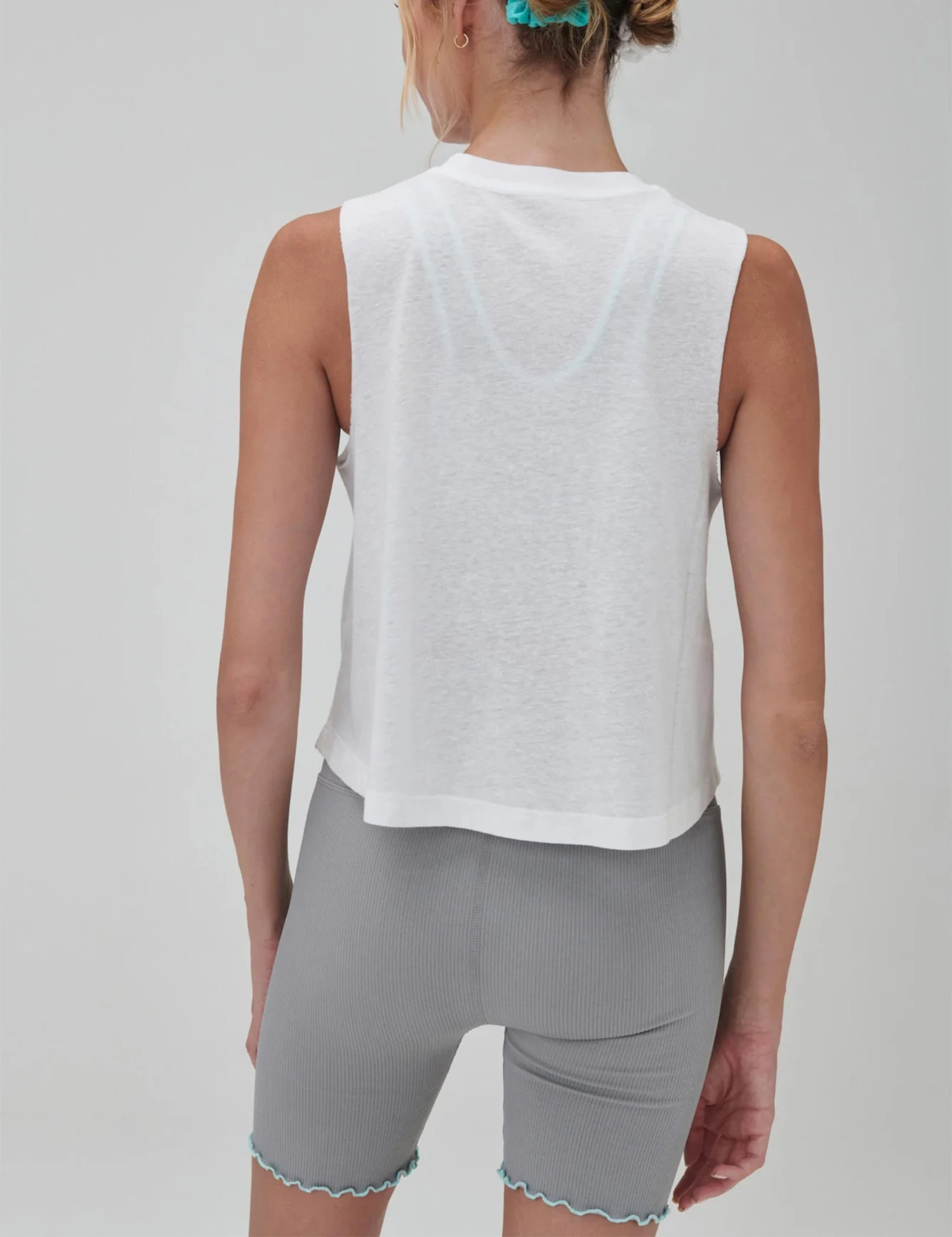 Spiritual Gangster Sunshine On My Mind Crop Tank - Stone 5 Spiritual Gangster Sunshine On My Mind Crop Tank - Stone - Image 3