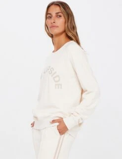 Baja Newport Crew - Bone -Sportswear Store the upside baja newport crew bone USW223051 7 b8a9e504 5436 433e 9a50 1d4190558eb9