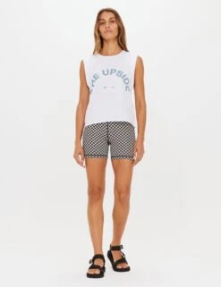 Cropped Muscle Tank - White -Sportswear Store the upside cropped muscle tank white USW223040 5 bd05057f e91e 4614 91d6 fb9c58bb5335
