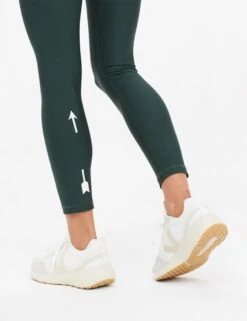 Matte Tech Midi Pant - British Racing Green -Sportswear Store the upside matte tech midi pant green USW321114 6