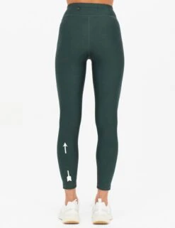 Matte Tech Midi Pant - British Racing Green -Sportswear Store the upside matte tech midi pant green USW321114 7