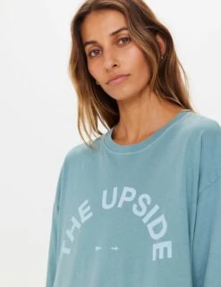 Tortuga Laura Tee - Lagoon -Sportswear Store the upside tortuga laura tee lagoon USW223042 3 acc7b612 2ab4 449d a8cd b09b370c0014