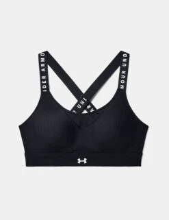 Under Armour Infinity High Sports Bra - Black -Sportswear Store under armour infinity high sports bra black 3