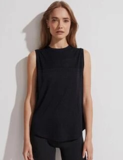 Varley Morro Tank - Black 13 Varley Morro Tank - Black -Sportswear Store varley morro tank black 1