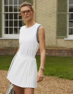 Varley Neyland High Rise Skort 15.5 - White -Sportswear Store varley neyland high rise skort 15 5 white VAR01532 2 95fa75f9 4fad 4f77 9d37 3ed1ef54cccd