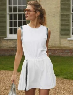 Varley Neyland High Rise Skort 15.5 - White -Sportswear Store varley neyland high rise skort 15 5 white VAR01532 3 cddd8f7e a1ed 42e0 b71c 440819989aad